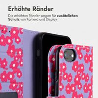 imoshion Design Klapphülle Apple iPhone 17e / 16e - Dusty Rose Blossoms
