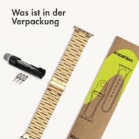 imoshion Edelstahlarmband für Apple Watch | 38/40/41/42 mm - Gold