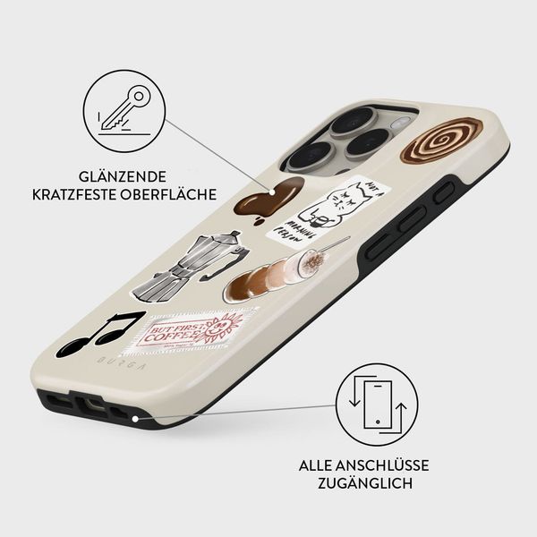 Burga Tough Back Cover MagSafe Apple iPhone 16 Pro - Oat Milk Please