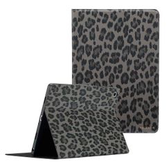 Selencia Sabi Klapphülle mit Leopardenmuster Samsung Galaxy Tab A9 Plus - Midnight Black