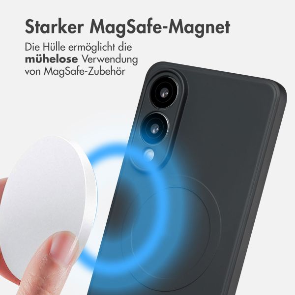 imoshion Color Back Cover mit MagSafe Samsung Galaxy S25 Edge - Schwarz