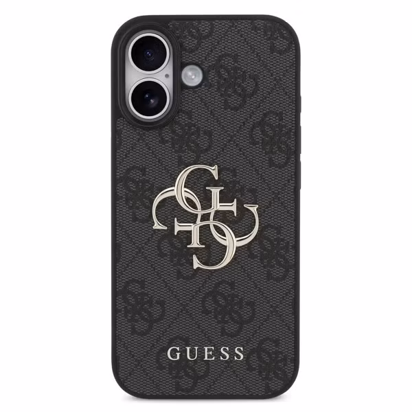 Guess 4G Metal Logo Back Cover Apple iPhone 17 - Schwarz