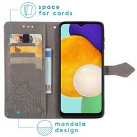 imoshion Mandala Klapphülle Samsung Galaxy A13 (5G) / A04s - Grau