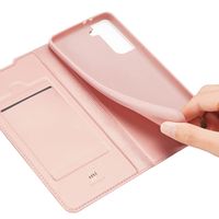 Dux Ducis Slim TPU Klapphülle für Samsung Galaxy S21 Plus - Roségold