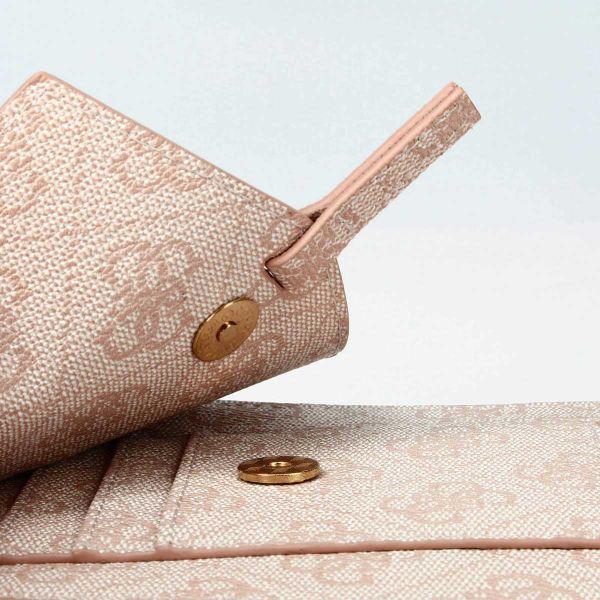 Guess Crossbody-Handytasche - Smartphone-Umhängetasche mit Gurt 4G Logo - Rose