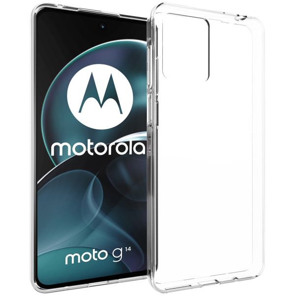 Accezz Clear TPU Backcover Motorola Moto G14 - Transparent