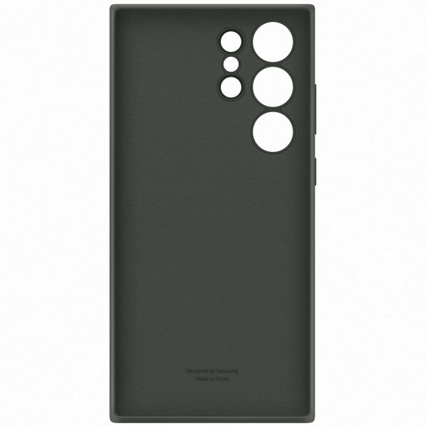 Samsung Original Silikon Cover für das Galaxy S23 Ultra - Khaki