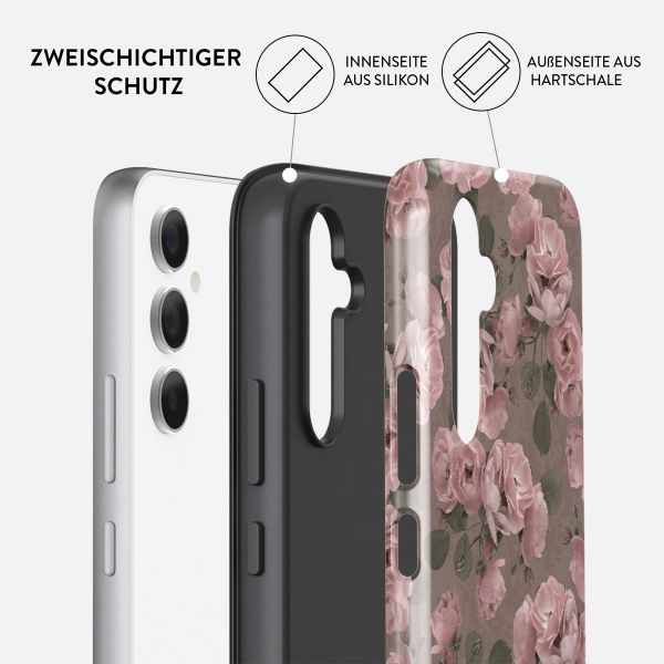 Burga Tough Back Cover für das Samsung Galaxy A55 - Vintage Glamour