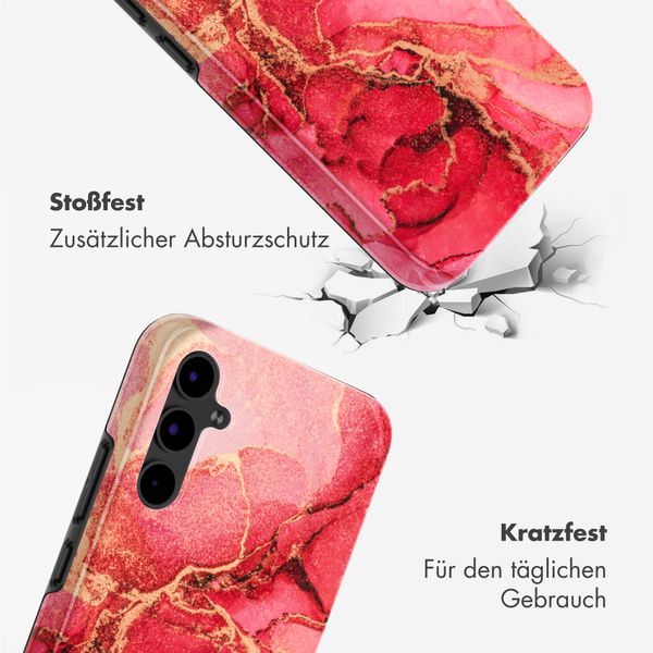 Selencia Vivid Back Cover Samsung Galaxy S25 FE - Rosy Marble