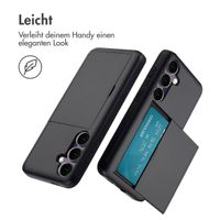 imoshion Backcover mit Kartenfach Samsung Galaxy S24 FE - Schwarz
