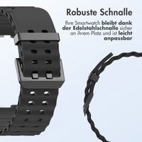imoshion Ocean Silikonarmband für das  Samsung Galaxy Watch 8 (40/44mm) / Classic (46mm) - Schwarz