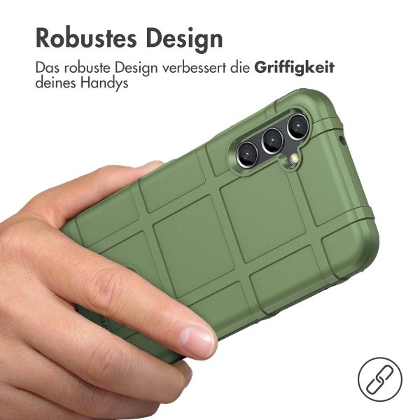 imoshion Rugged Shield Backcover Samsung Galaxy A14 (5G/4G) - Dunkelgrün