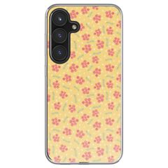 imoshion Design Hülle Samsung Galaxy S24 FE - Sunny Yellow Petite Flowers