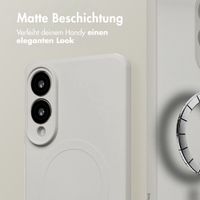 imoshion Color Back Cover mit MagSafe Samsung Galaxy S25 Edge - Beige
