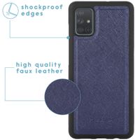 imoshion Luxuriöse Portemonnaie-Klapphülle Samsung Galaxy A51 - Dunkelblau