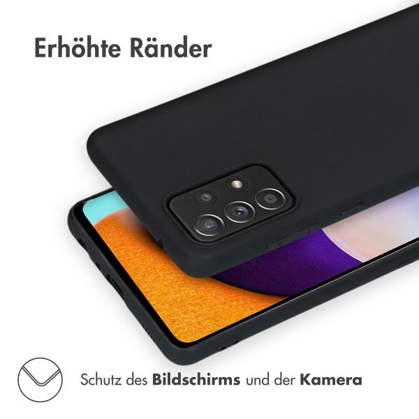 imoshion Color TPU Hülle Samsung Galaxy A52(s) (5G/4G) - Schwarz