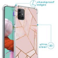 imoshion Design Hülle mit Band für das Samsung Galaxy A51 - Pink Graphic