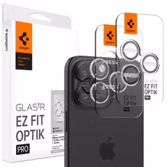 Spigen Glas.tR EZFit Optik Linsen Protektor 2er-Pack für das Apple iPhone 15 Pro / 15 Pro Max