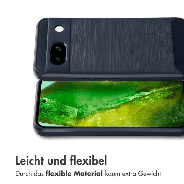 imoshion Brushed Back Cover Google Pixel 8a - Dunkelblau