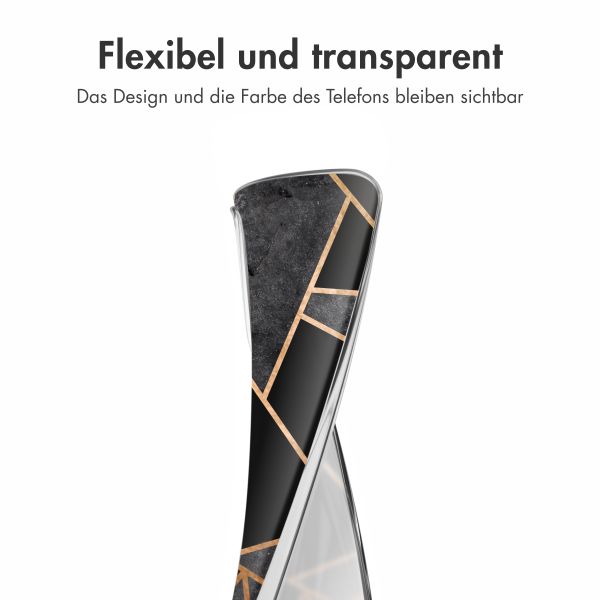 imoshion Design Hülle Samsung Galaxy S25 Edge - Black Graphic