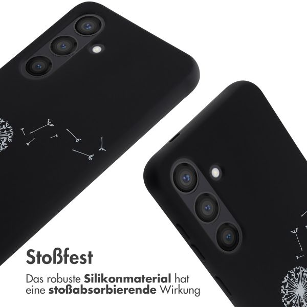 imoshion SilikonHülle design mit Band Samsung Galaxy S24 - Dandelion Black