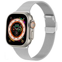 imoshion Mailändische Faltarmband für das Apple Watch Series 1-10 / SE / Ultra (2) - 42/44/45/46/49 mm - Silber