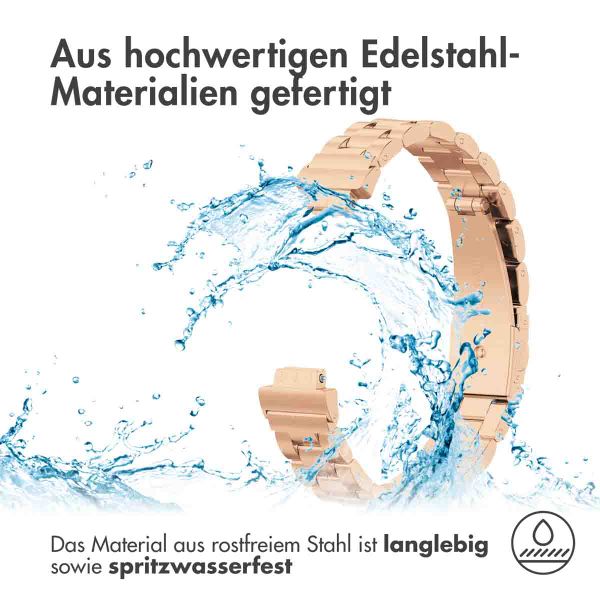 imoshion Edelstahlarmband für das Fitbit Inspire 2 / HR / ACE2 / ACE3 - Rose Gold