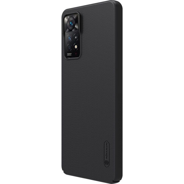 Nillkin Super Frosted Shield Case für das Xiaomi Redmi Note 11 (4G) / Note 11S (4G) - Schwarz