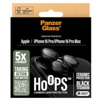 PanzerGlass Kameraprotektor Ceramic Hoops für das Apple iPhone 16 Pro / 16 Pro Max