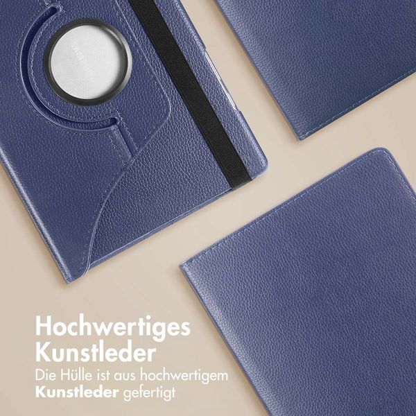 imoshion 360° drehbare Klapphülle Samsung Galaxy Tab S11 - Dunkelblau