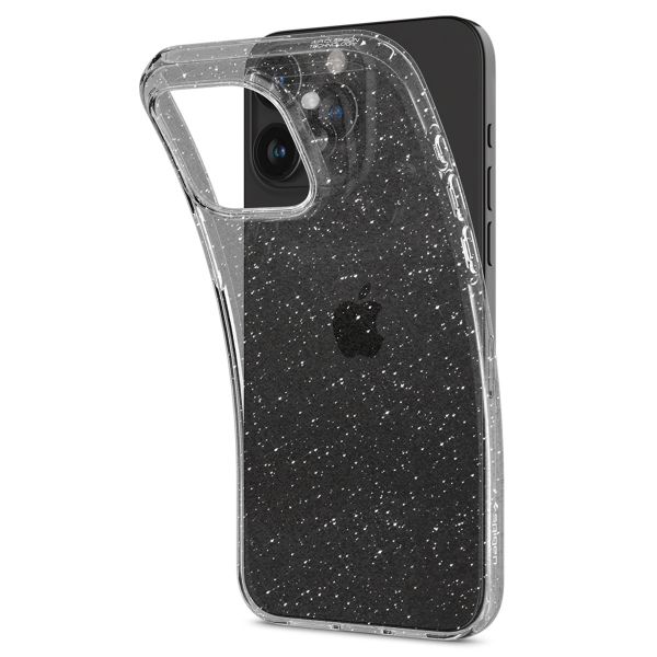 Spigen Liquid Crystal Glitter Case für das Apple iPhone 15 Pro Max - Crystal Quartz