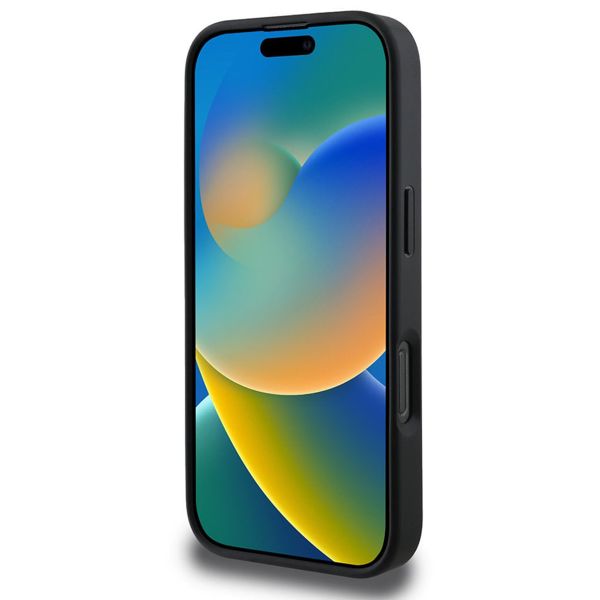 Guess 4G Metal Logo Back Cover Apple iPhone 16 Pro Max - Schwarz