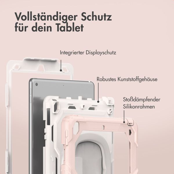 imoshion Rugged Kindersicher Schutzhülle Apple iPad 9 (2021) 10.2 Zoll / iPad 8 (2020) 10.2 Zoll / iPad 7 (2019) 10.2 Zoll - Hellrosa