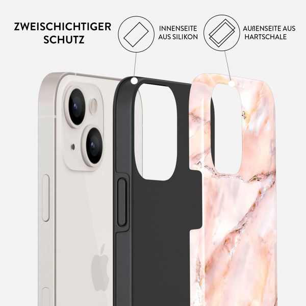 Burga Tough Back Cover für das Apple iPhone 13 - Morning Sunshine
