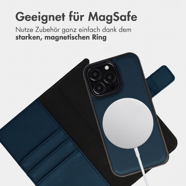 imoshion Herausnehmbare 2-in-1 Luxus-Bookcase Apple iPhone 13 Pro - Blau
