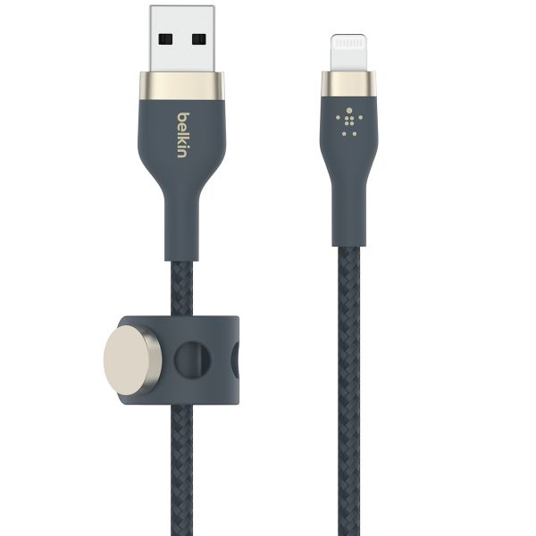 Belkin ﻿Boost↑Charge™ USB-A-zu-Lightning-Kabel aus geflochtenem Silikon - 1 Meter - Blau