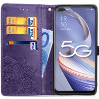 imoshion Mandala Klapphülle Oppo Reno4 Z 5G - Violett