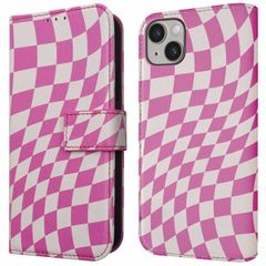 imoshion Design Klapphülle Apple iPhone 14 - Retro Pink