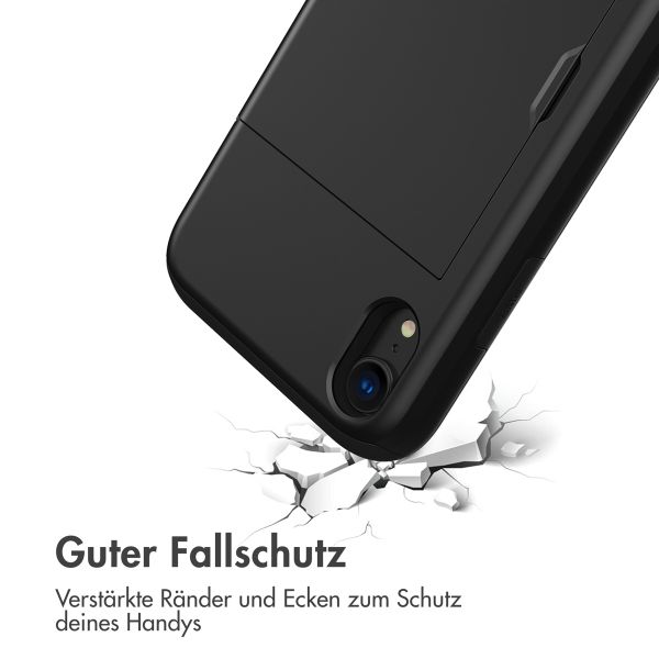 imoshion Backcover mit Kartenfach Apple iPhone Xr - Schwarz