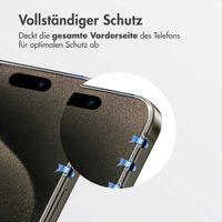 Accezz Gehärteter Glas-Schutz + Applikator Apple iPhone 15 Pro