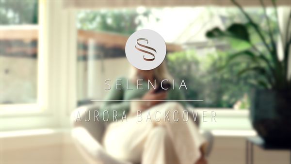Selencia Aurora Fashion Back Case für das Apple iPhone 14 - ﻿Strapazierfähige Hülle - 100 % recycelt - Schwarzer Marmor