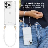 imoshion Back Cover mit Band + Armband für das iPhone 13 Pro Max - Perlen