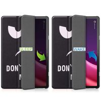 imoshion Design Trifold Klaphülle Lenovo Tab P11 (2nd gen) - Don't touch