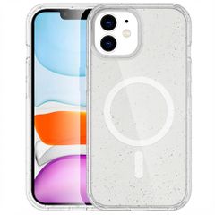 imoshion Sparkle Back Cover mit MagSafe Apple iPhone 12 (Pro) - Glitzer Transparent