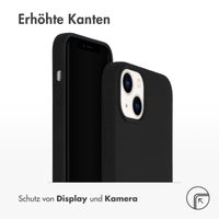Accezz Liquid Silikoncase mit MagSafe für das Apple iPhone 14 Plus - Schwarz