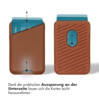 Accezz Leather Cardholder MagSafe - Kartenhalter mit MagSafe - Sienna Brown