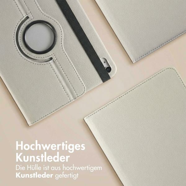 imoshion 360° drehbare Klapphülle Apple iPad 11 (2025) 11 Zoll A16 / iPad 10 (2022) 10.9 Zoll - Grau