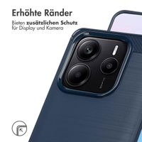 imoshion Brushed Back Cover Xiaomi Redmi Note 14 (5G) - Dunkelblau