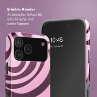 Selencia Vivid Back Cover Apple iPhone 18 Pro Max - Wavy Swirl Pink Plum