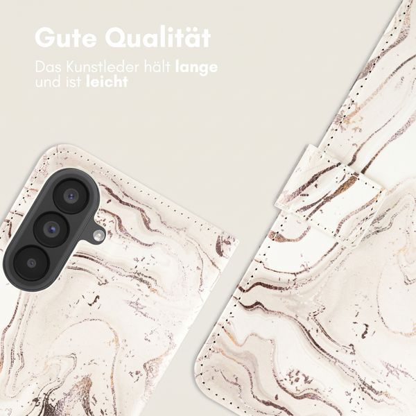 imoshion Design Klapphülle Samsung Galaxy A37 (5G) - Sandy Marble